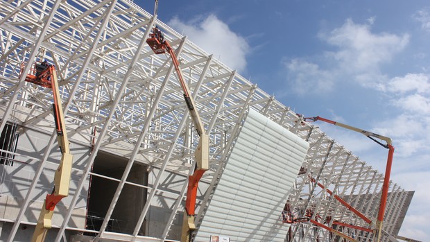 Arena Corinthians Abril 01 (Foto: Marcos Favari/Odebrecht) Arena Corinthians Abril 01 (Foto: Marcos Favari/Odebrecht)