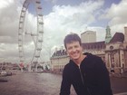 Rodrigo Faro faz turismo em Londres 