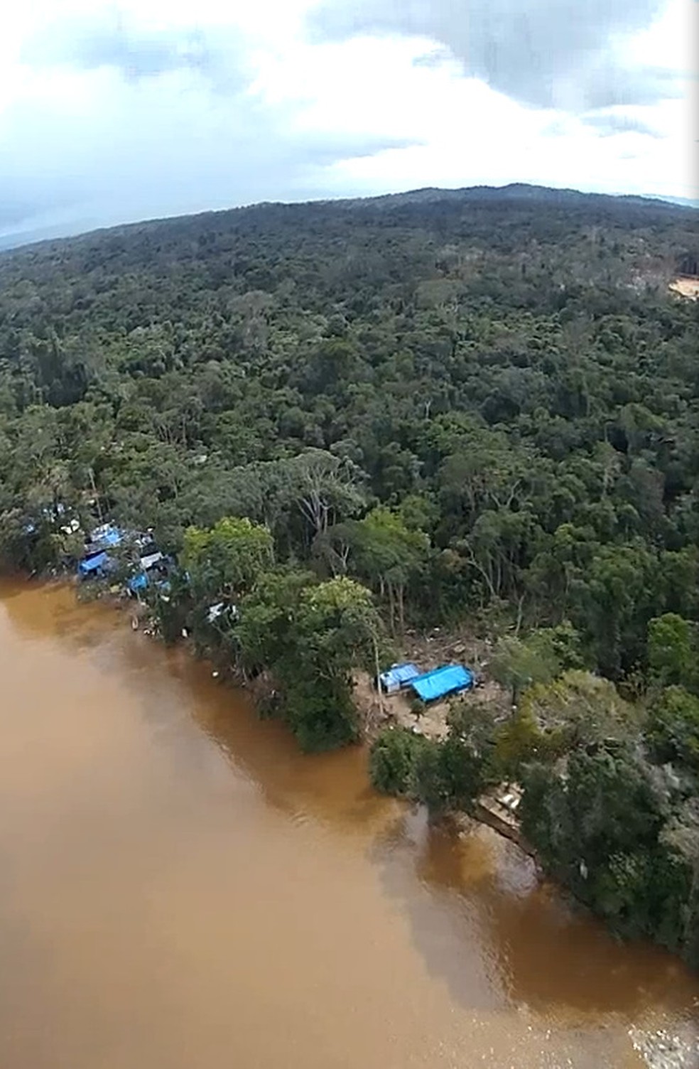 'Cidade' em meio a selva amazônica foi descoberta durante operação do Exército Brasileiro (Foto: Exército/Divulgação)