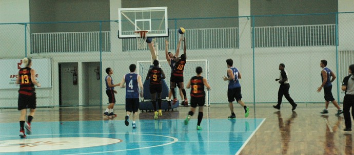 amistoso sport x ansef, ansef x sport, sport x ansef, basquete paraíba, basquete (Foto: Lucas Barros / GloboEsporte.com/pb)