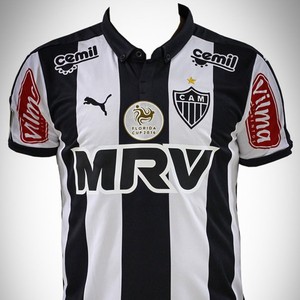 Camisa Atlético-MG com patch do Torneio da Flórida (Foto: Divulgação/ Atlético-MG)
