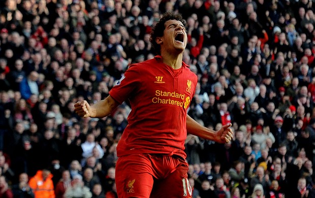 Philippe Coutinho liverpool gol swansea (Foto: Ag&ecirc;ncia Getty Images)