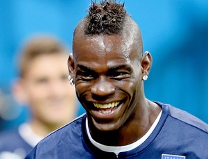 Balotelli in training in Italy (Photo: Getty Images)