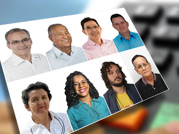 Candidatos à prefeitura de Teresina 2016 - Montagem (Foto: G1 Piauí)
