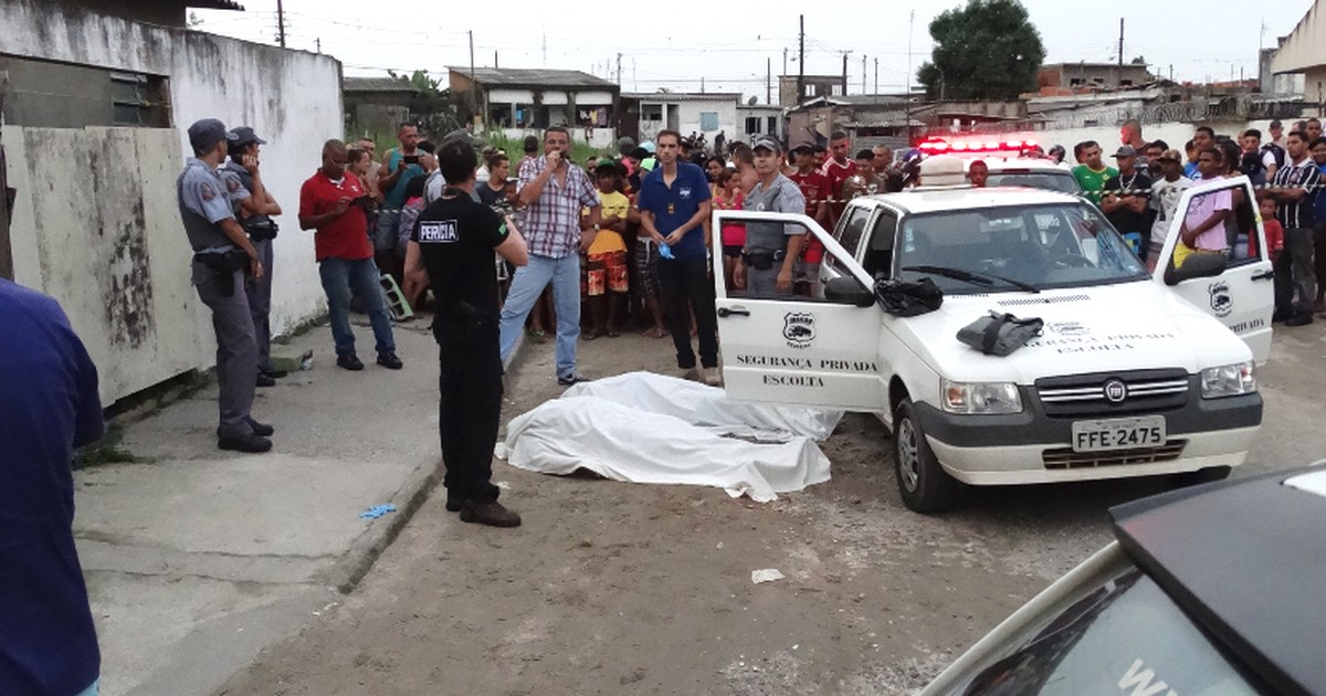 G1 Seguranças são baleados e mortos durante escolta em São Vicente