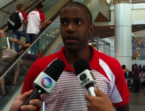 Fabinho retorna ao time do América-RN (Foto: Tiago Menezes/GLOBOESPORTE.COM)