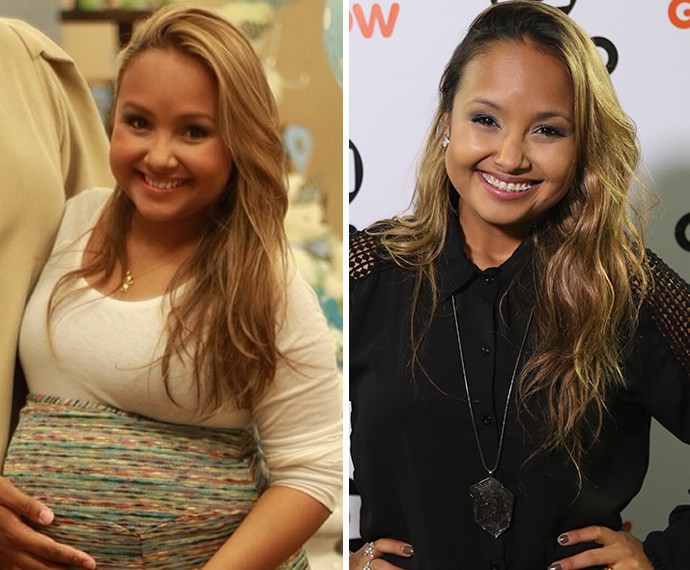 Antes e depois de Bruna Karla: na grávidez e agora, 14 kg mais magra (Foto: Carol Caminha / Gshow)