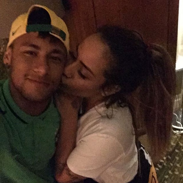 Neymar e a irmã, Rafaella Santos, em Nova Jersey, nos Estados Unidos (Foto: Instagram/ Reprodução)