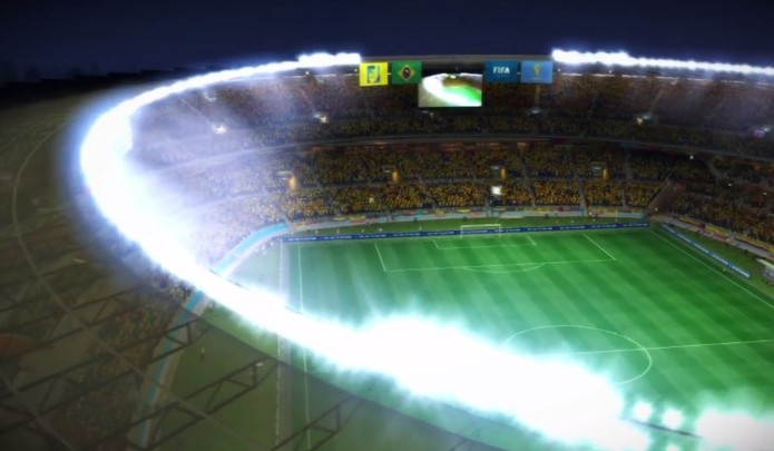 Estádio do Mineirão estara Presente los Fifa 14 (Foto: Reprodução / YouTube)