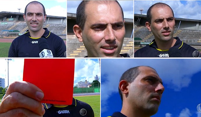Leandro Sales - árbitro (Foto: Reprodução//Inter TV Cabugi) Leandro Sales - árbitro (Foto: Reprodução//Inter TV Cabugi)