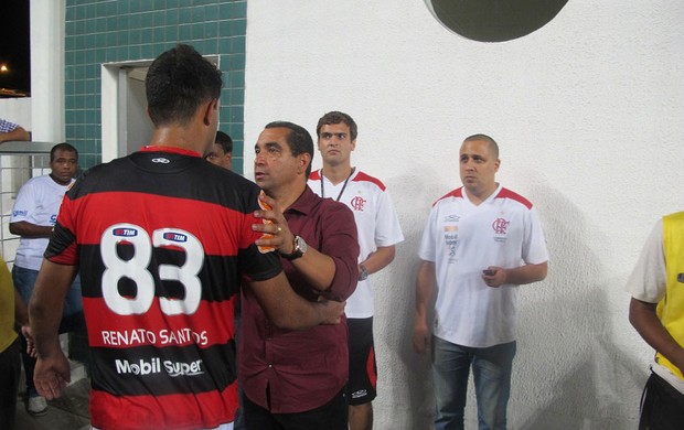 Zinho e Renato Flamengo (Foto: Janir Junior / Globoesporte.com)