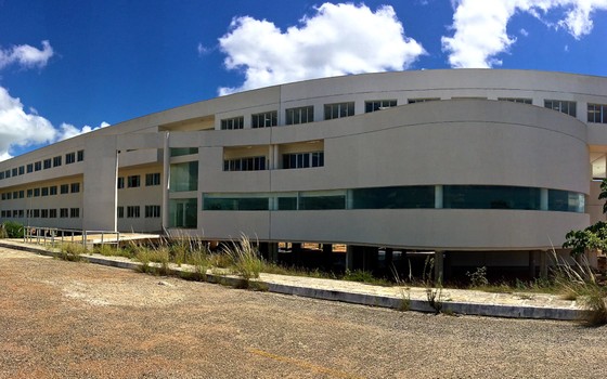 Obras do Campus do Cérebro, no Rio Grande do Norte, em 27 de agosto de 2015 (Foto: ASCOM Reitoria / UFRN)
