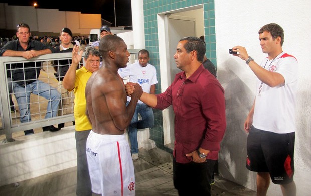 Zinho e Amaral Flamengo (Foto: Janir Junior / Globoesporte.com)