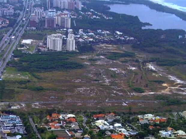 Projeto prevê campo de golfe em área ambiental (Foto: Reprodução / Globo)
