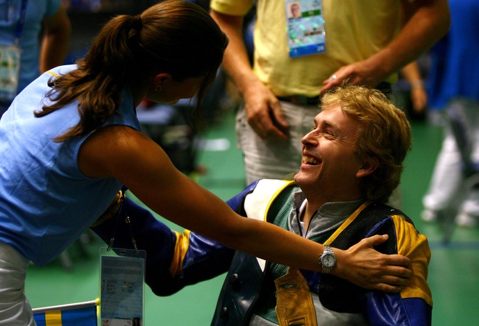 Jonas Jocobsson tiro esportivo paralimpíadas (Foto: Getty Images)