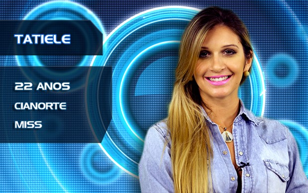 Tatiele (Foto: TV Globo/BBB)