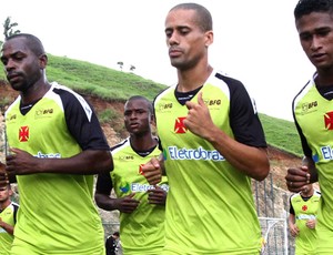 Wendel e Sandro Silva no treino do Vasco (Foto: Marcelo Sadio / Site do Vasco)