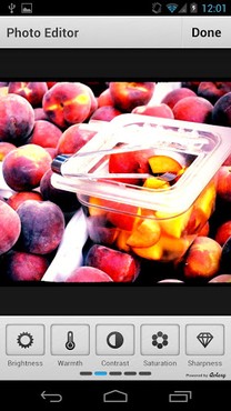 screenshot de Aviary Photo Editor
