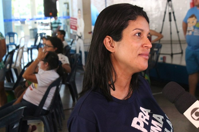 Torcida acompanha em Teresina Sarah Menezes (Foto: Wenner Tito ) Torcida acompanha em Teresina Sarah Menezes (Foto: Wenner Tito )