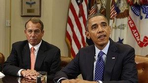 O presidente dos EUA Barack Obama reúne-se com legisladores nesta sexta-feira (16) na Casa Branca