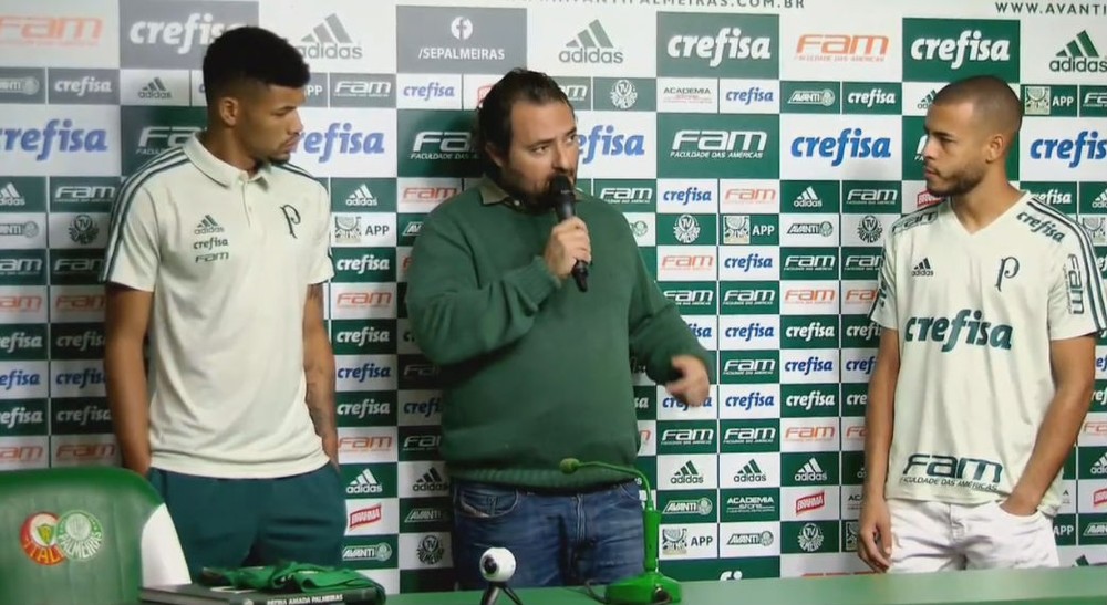 Palmeiras apresenta Mayke e Juninho