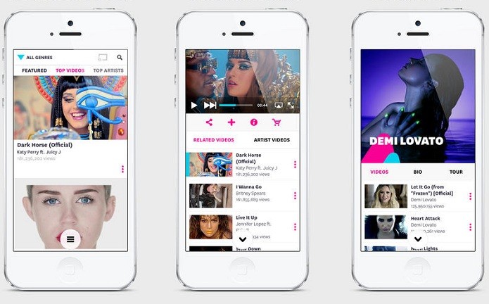 VEVO agora é um app universal, está mais fluido e cheio de recursos (Foto: Divulgação/AppStore)