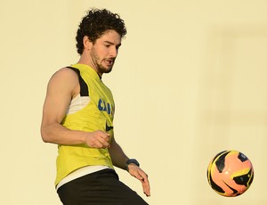 Alexandre Pato no treino Corinthians (Foto: Mauro Horita)