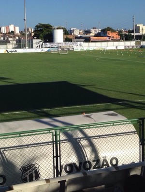 Estádio Vovozão Ceará treino (Foto: Yngrid Matsunobu)