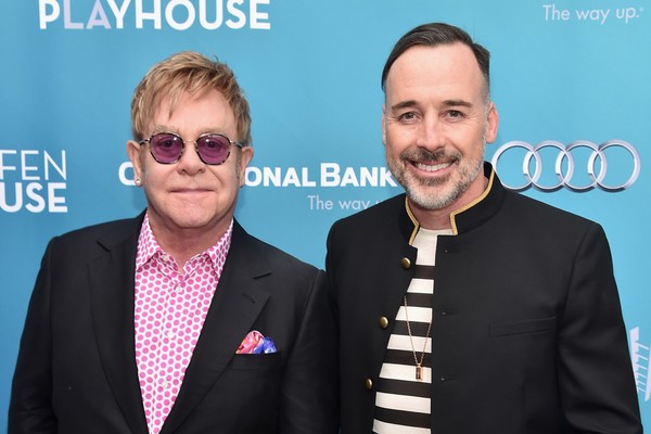 Elton John e David Furnish (Foto: Getty Images)