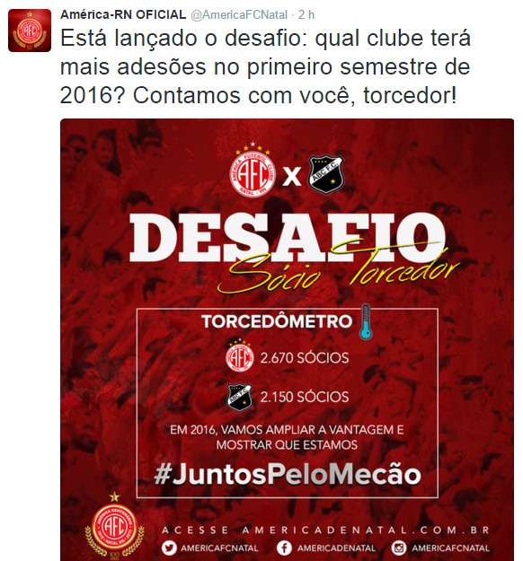 Desafio ABC x América-RN