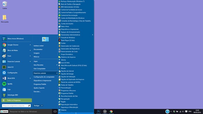 Cansou do Menu Iniciar no Windows 10? Cinco opções para mudar visual Teste-02