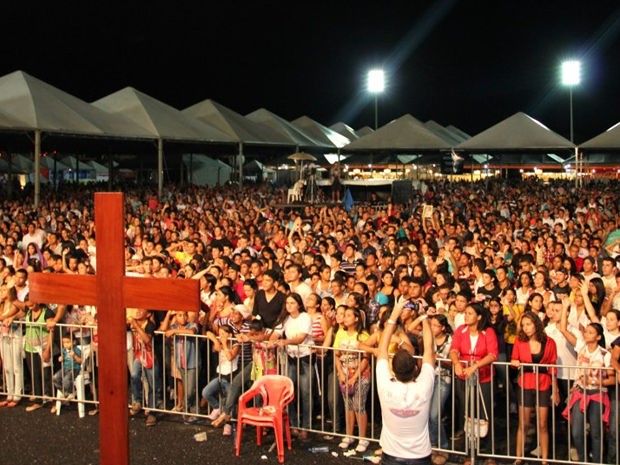 MicareCristo reuniu mais de 25 mil em Cuiabá. (Foto: Eduardo Cardoso/Assessoria)