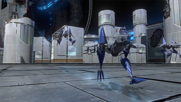 Star Fox Zero traz novos veículos como o Walker (Foto: Divulgação/Nintendo)
