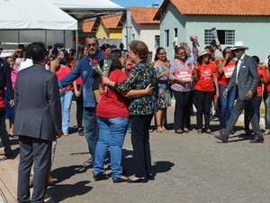 Dilma entrega 3.081 casas do 'Minha Casa Minha Vida' em Santarém, PA (Foto: Weldon Luciano/G1)