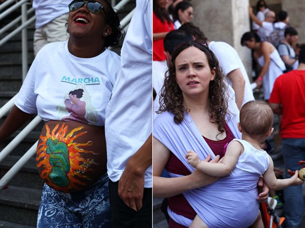 Grávidas e mães participam de ato na Avenida Paulista neste sábado (19) (Foto: Renato S. Cerqueira/Futura Press/Estadão Conteúdo) Grávidas e mães participam de ato na Avenida Paulista neste sábado (19) (Foto: Renato S. Cerqueira/Futura Press/Estadão Conteúdo)