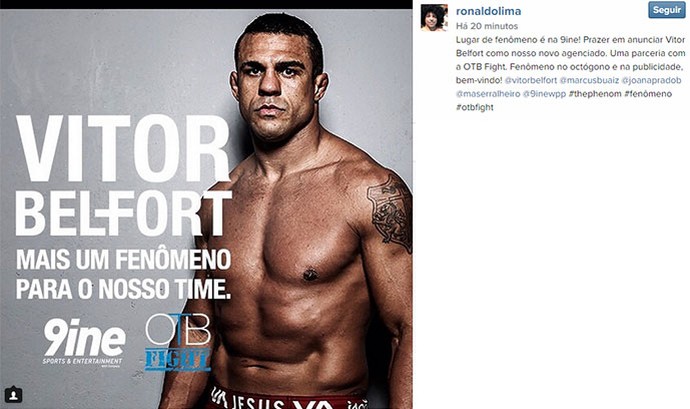 Vitor Belfort UFC (Foto: Reprodução / Instagram) Vitor Belfort UFC (Foto: Reprodução / Instagram)