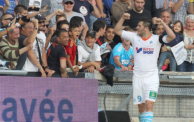  Andre Pierre Gignac gol Olympique (Foto: EFE)