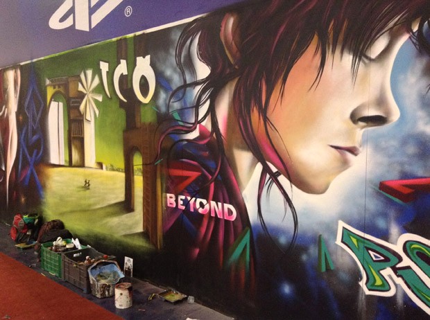 'Beyond' é um dos games homenageados pelo mural (Foto: Gustavo Petró/G1)