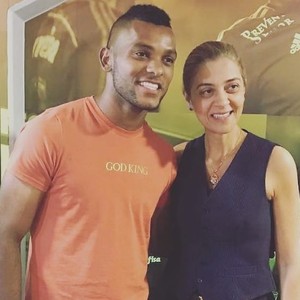 Borja vai à arena do Palmeiras e posa com Leila:Obrigado por confiar