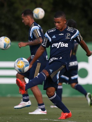 Gabriel Jesus Palmeiras Treino (Foto: Cesar Greco/Ag Palmeiras/Divulgação)