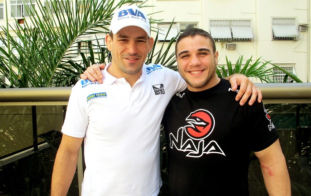 Demian Maia e Daniel Sarafian UFC lutadores (Foto: Adriano Albuquerque / Sportv.com)
