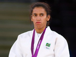Michele Ferreira Judô medalha de prata paralimpíadas (Foto: Fernando Maia / CPB)