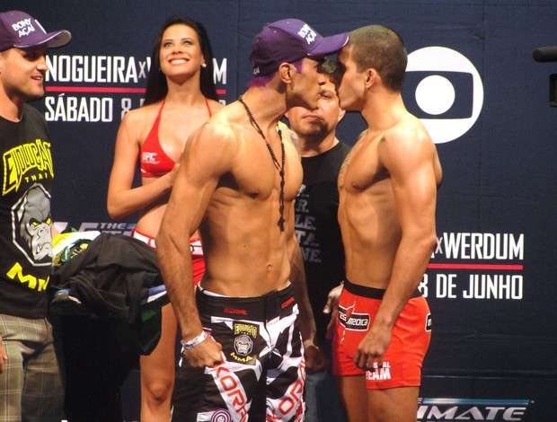 Godofredo Pepey e Felipe Sertanejo UFC TUF Brasil 2 (Foto: Marcelo Russio)