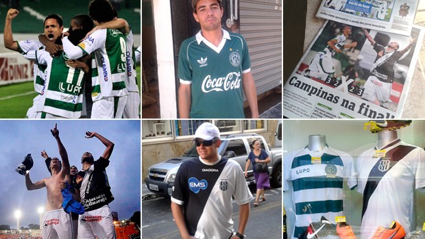 Clima de euforia toma conta de Campinas para o dérbi (Foto: Editoria de Arte/Globoesporte.com)