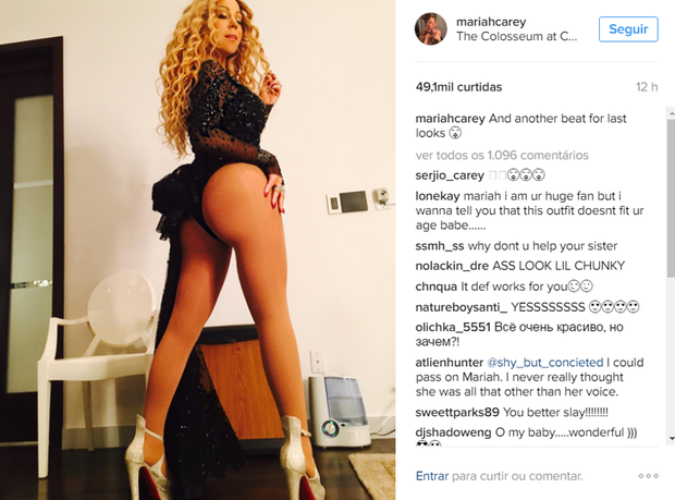 Mariah Carey  (Foto: Reprodução/Instagram)