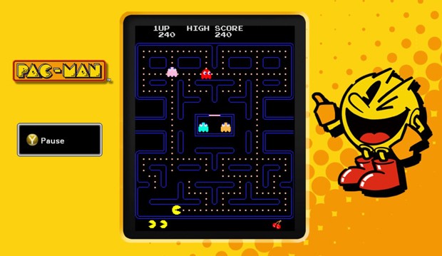Cena de 'Pac-Man' na coletânea 'Pac-Man Museum' (Foto: Divulgação/Namco Bandai)