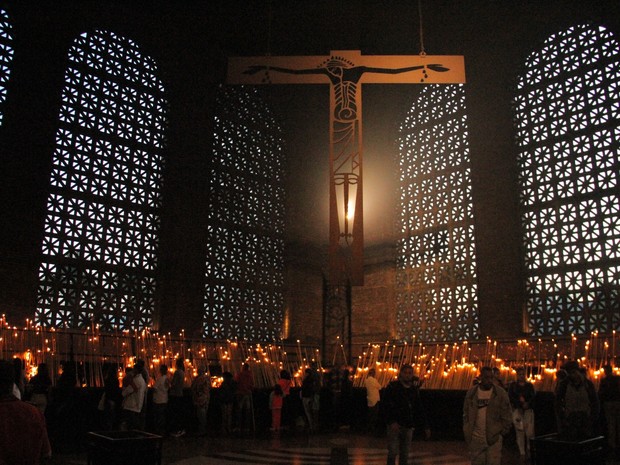 Capela das velas Santuário Nacional de Aparecida (Foto: Carlos Santos/ G1) Capela das velas Santuário Nacional de Aparecida (Foto: Carlos Santos/ G1)