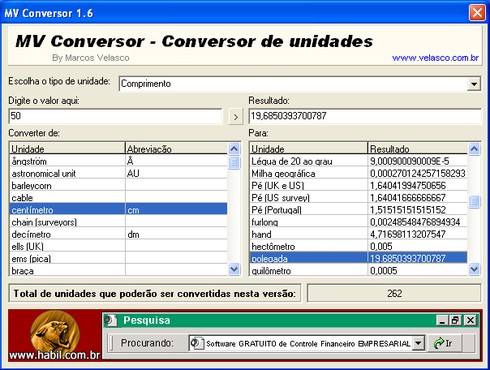 screenshot de MV Conversor
