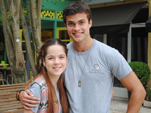 Os dois torcem para o casal, mas acham que Morgana e Fera terão problemas (Foto: Malhação / Tv Globo)