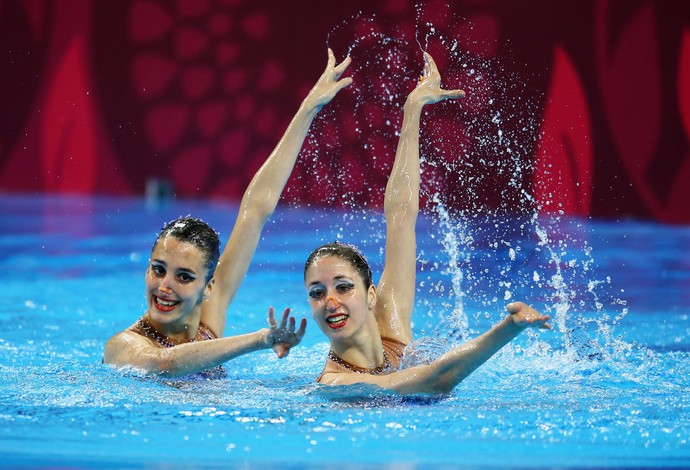 áustria nado sincronizado Jogos Europeus (Foto: Getty Images)